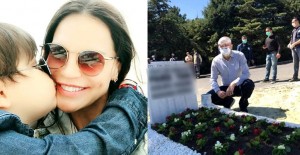 Ebru Şallı'nın Pars'ın Mezar Taşına Yazdırdığını Gören Herkes Duygulandı