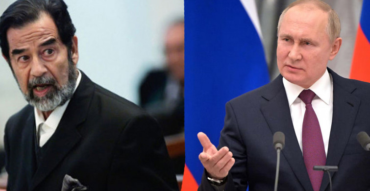 Saddam Hüseyin ve Vladimir Putin'in gizli görüntüleri ortaya çıktı!