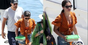 Sara Sampaio, Sevgilisi Oliver Ripley ile Tekne Turu Yaptı