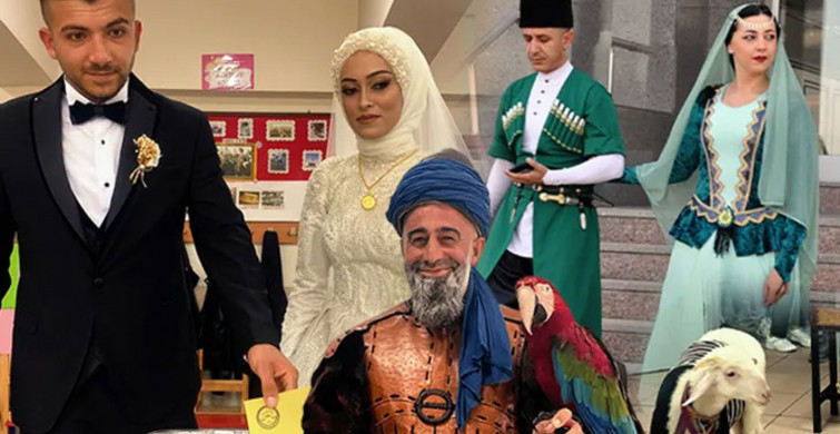 Seçim kombinleri belli oldu! Oy vermeye birbirinden farklı kıyafetlerle giden insanlar
