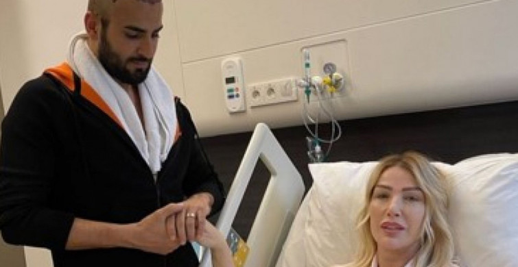 Seda Sayan hastaneden paylaşım yaptı! Genç sevgilisini elinden kaybetmemek için kendini rezil etti