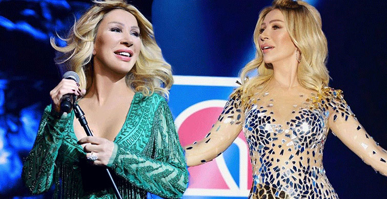 Seda Sayan Konserde Giydiği Transparan Elbise İle Dikkat Çekti