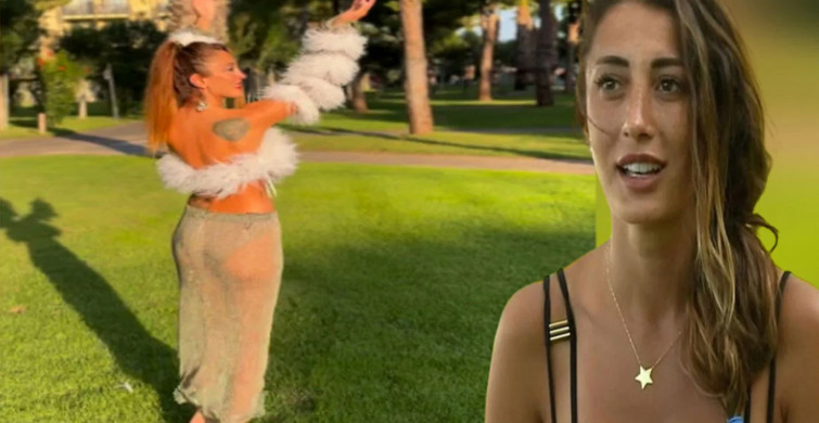 Şeffaf elbisesiyle yaptığı dansa gelen yorumlar Merve Oflaz’ı çıldırttı: Terbiyesiz hadsiz!