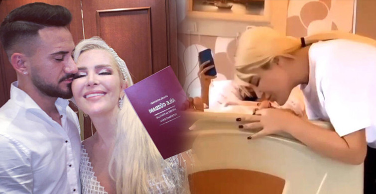 Selin Ciğerci Ameliyat Olan Eşinin Ayaklarını Öptü