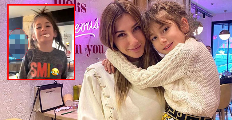Şeyma Subaşı'nın Kızı Melisa İle Paylaştığı Video Televizyondaki Sahne Olay Yarattı