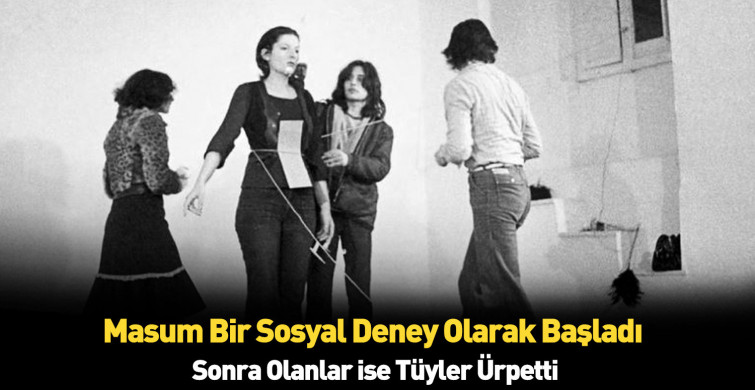 Sosyal deney bir anda dehşet dolu saniyeler yaşattı
