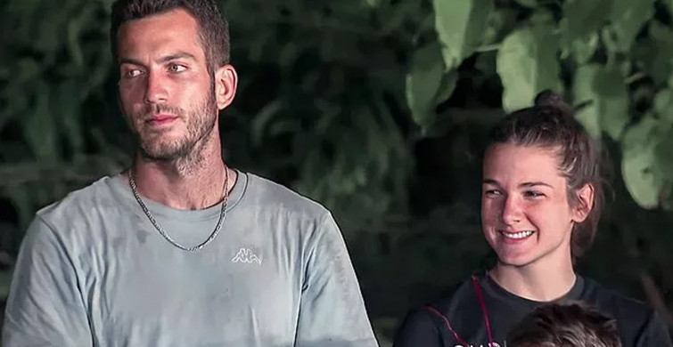 Survivor yarışmacılarından skandal görüntüler! Nisa Bölükbaşı sevgilisi Ogeday Girişken kucak kucağa yakalandı ‘Bu ülke daha neler görecek’