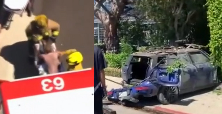 Ünlü oyuncu trafik kazası geçirdi! Aniden alev alan aracın içinden çıkarılan oyuncunun son hali içler acısı...