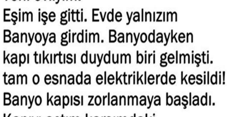 Evli Kadının Başından Geçen Korkunç Olay!
