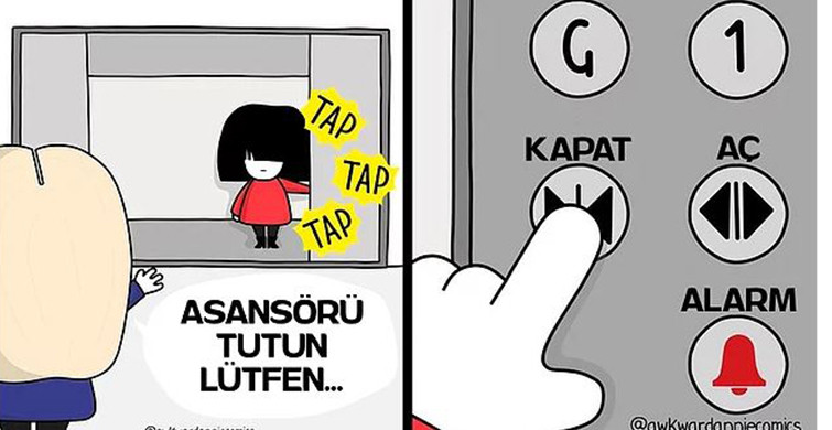 Hayatı Aynen Anlatan İllüstrasyon
