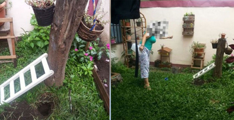 Yeni taşındığı evin bahçesinden çıkanlar hayrete düşürdü