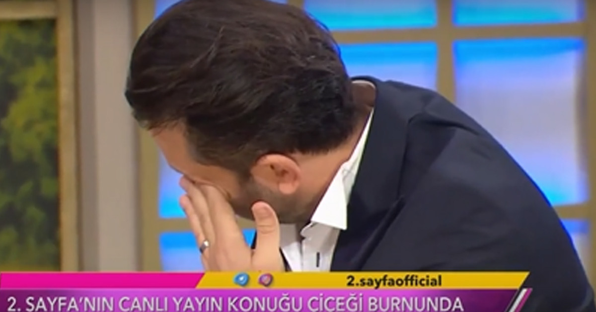 Gözyaşlarına boğuldu