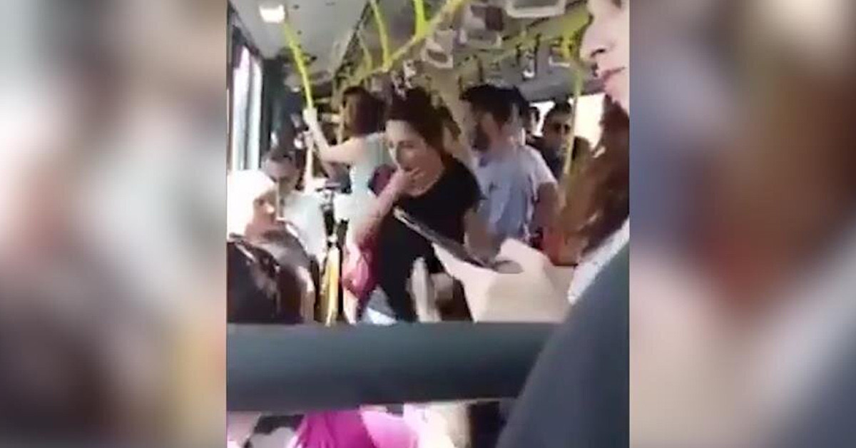 Metrobüste üzerine kusarım tehdidi