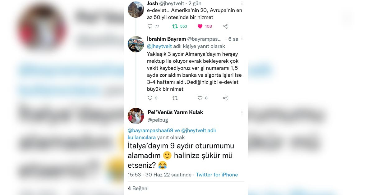 "Halinize şükür mü etseniz?"