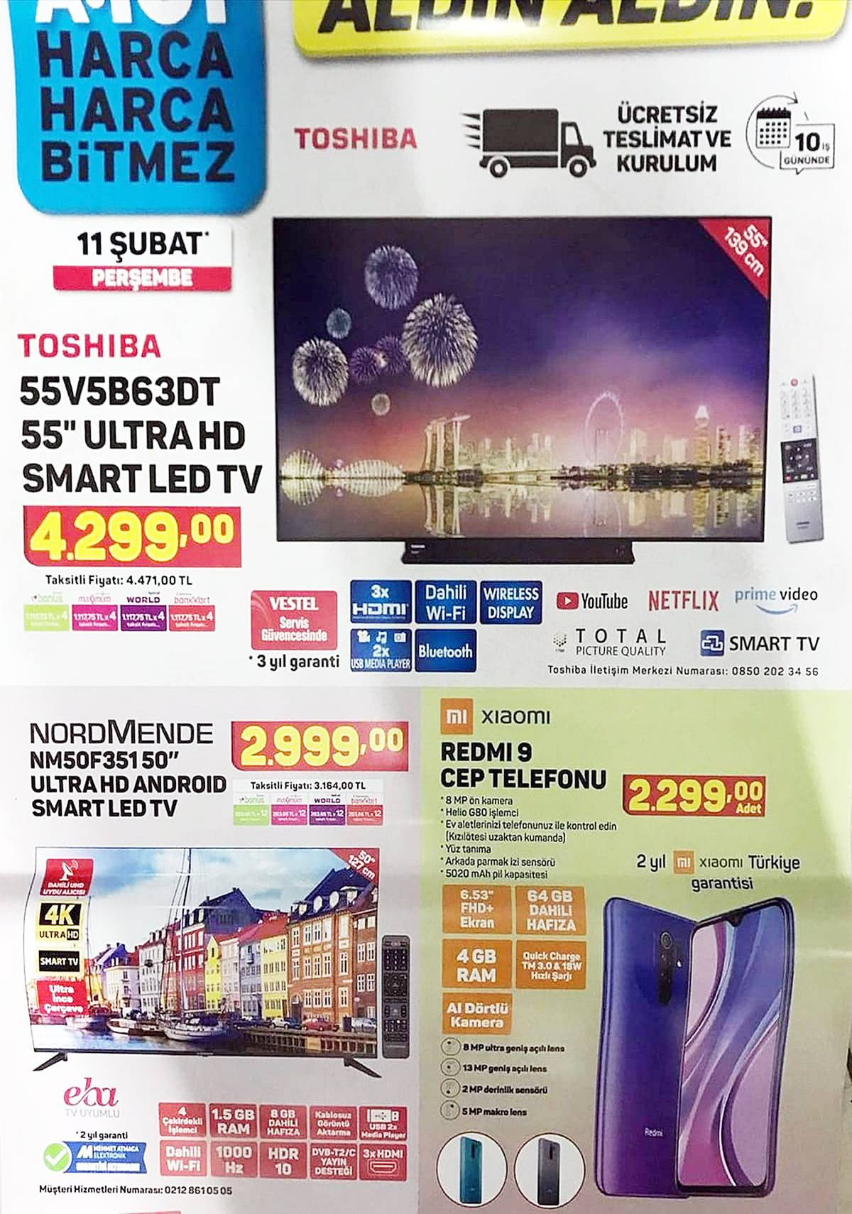 11 ŞUBAT 2021 A101 İNDİRİMLİ KATALOG