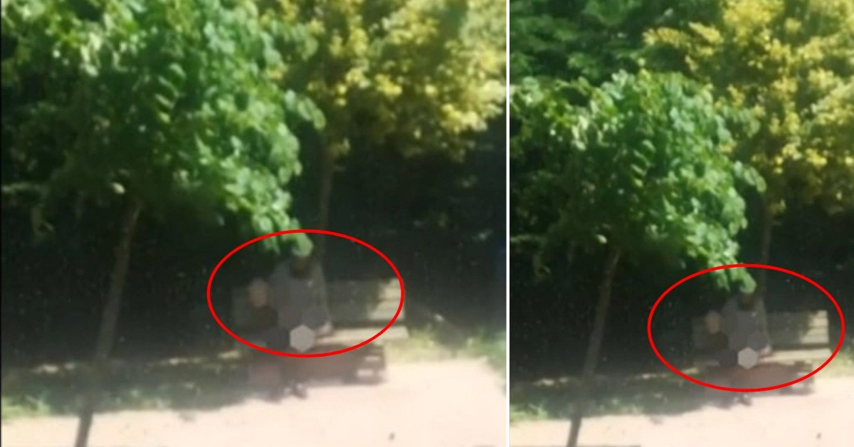 İstanbul'da çocuk parkında kendini tatmin eden adam