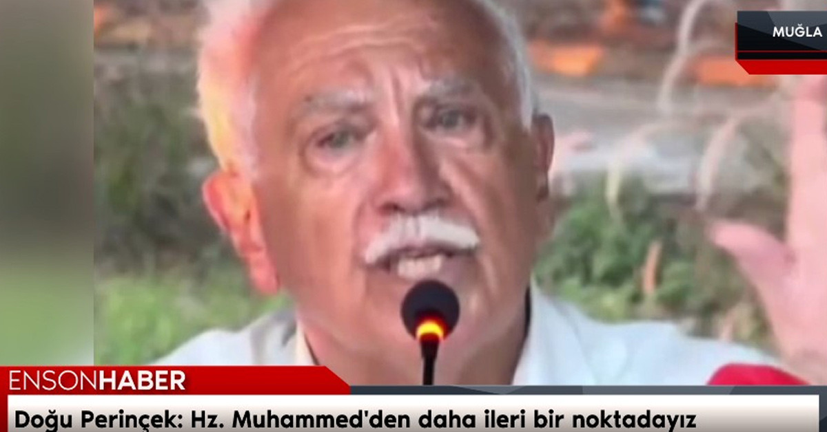 Canlı yayına katıldı