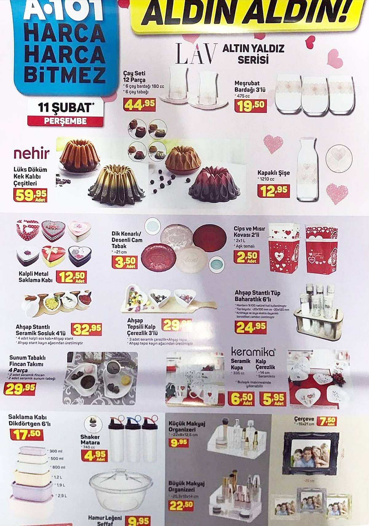 11 ŞUBAT 2021 A101 İNDİRİMLİ KATALOG