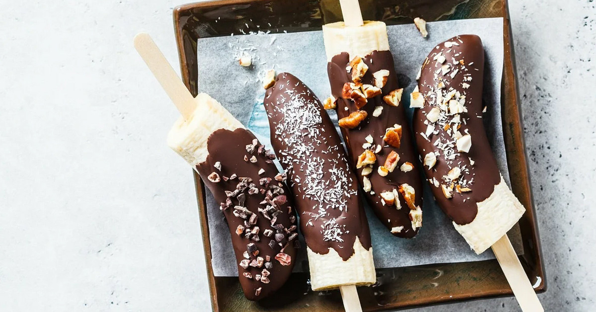 Çikolata kaplı muz tarifi