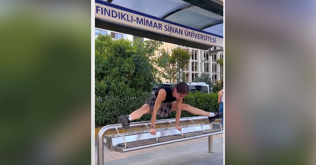 İnsanlar her yerini gördü