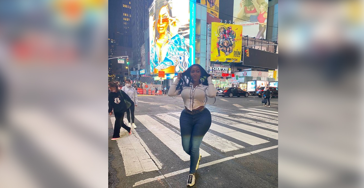 Kadın jesti çok beğendi