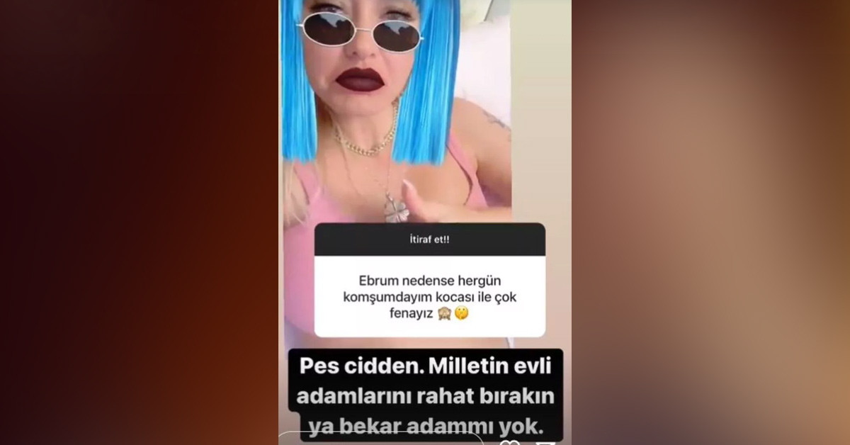 'Komşumun kocasıyla...'