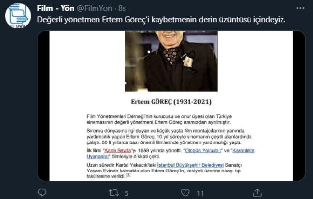 FİLM YÖNETMENLERİ DERNEĞİ: