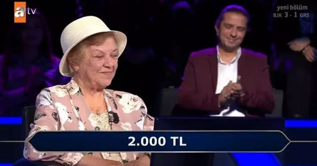 90 yaşındaki yarışmacı Kim Milyoner Olmak İster'e damga vurdu
