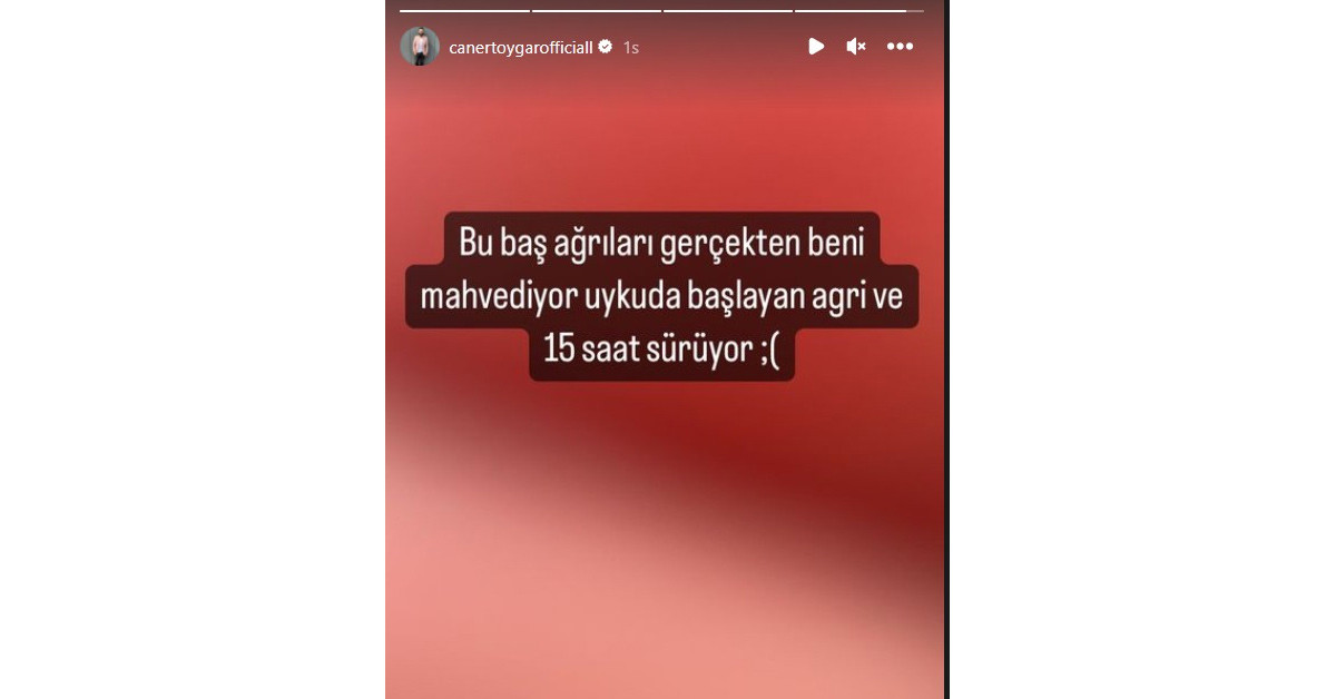 Caner Toygar'dan üzen paylaşım 