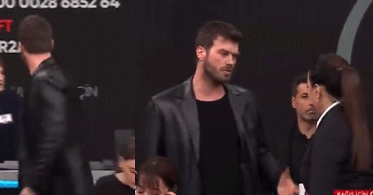 Kıvanç Tatlıtuğ bağış gecesinde sinirlendi 