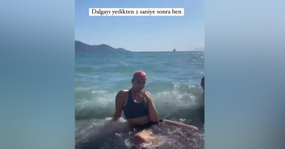 Dalga karşısında devrildi