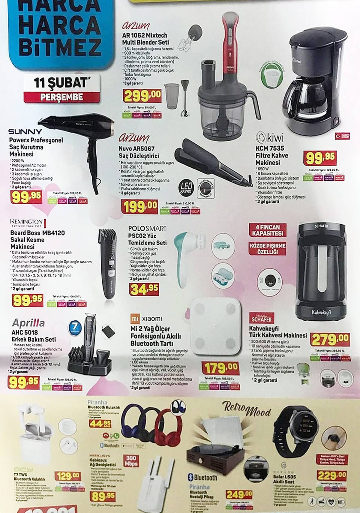 11 ŞUBAT 2021 A101 İNDİRİMLİ KATALOG