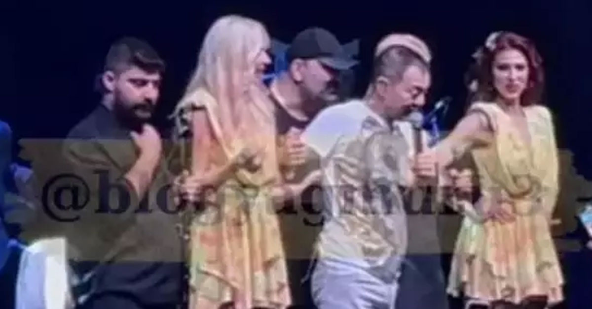 Serdar Ortaç sahneye alkollü çıktı 