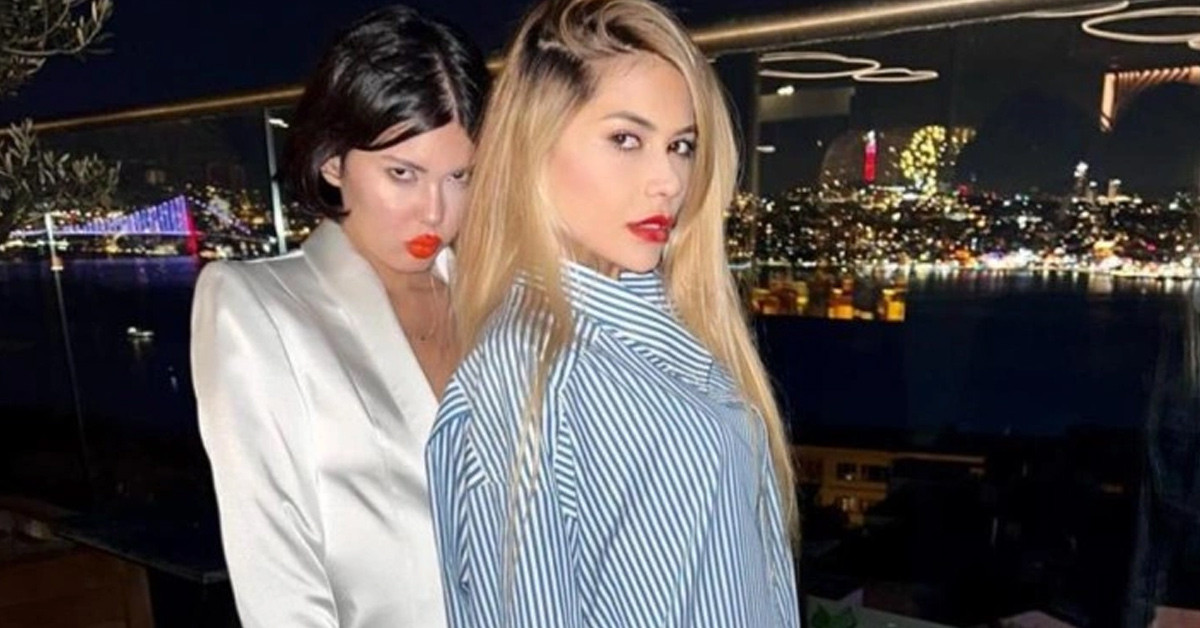 Kıyafeti dikkat çekti