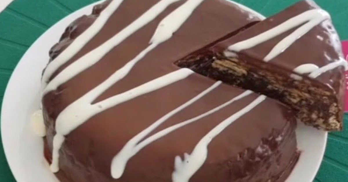 3 malzemeli bisküvili pasta 