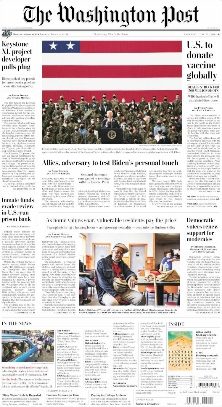 The Washington Post | Müttefikler Ve Bir Hasım, Biden’ın Kişisel Diplomasisini Test Edecek