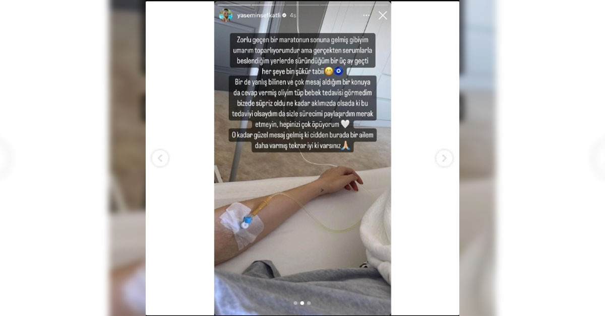Bebek bekleyen Yasemin Şevkatli'den hastane paylaşımı 