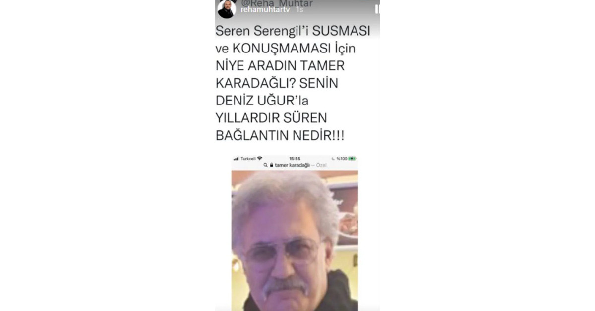 'Senin yıllardır Deniz Uğur ile...'