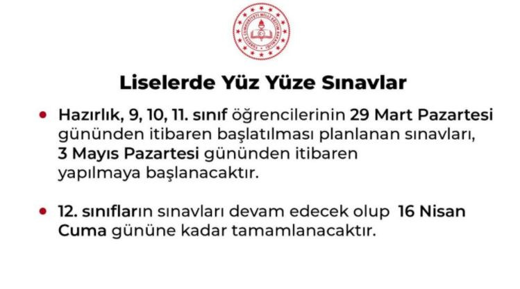 İŞTE MİLLİ EĞİTİM BAKANLIĞINDAN GELEN AÇIKLAMA