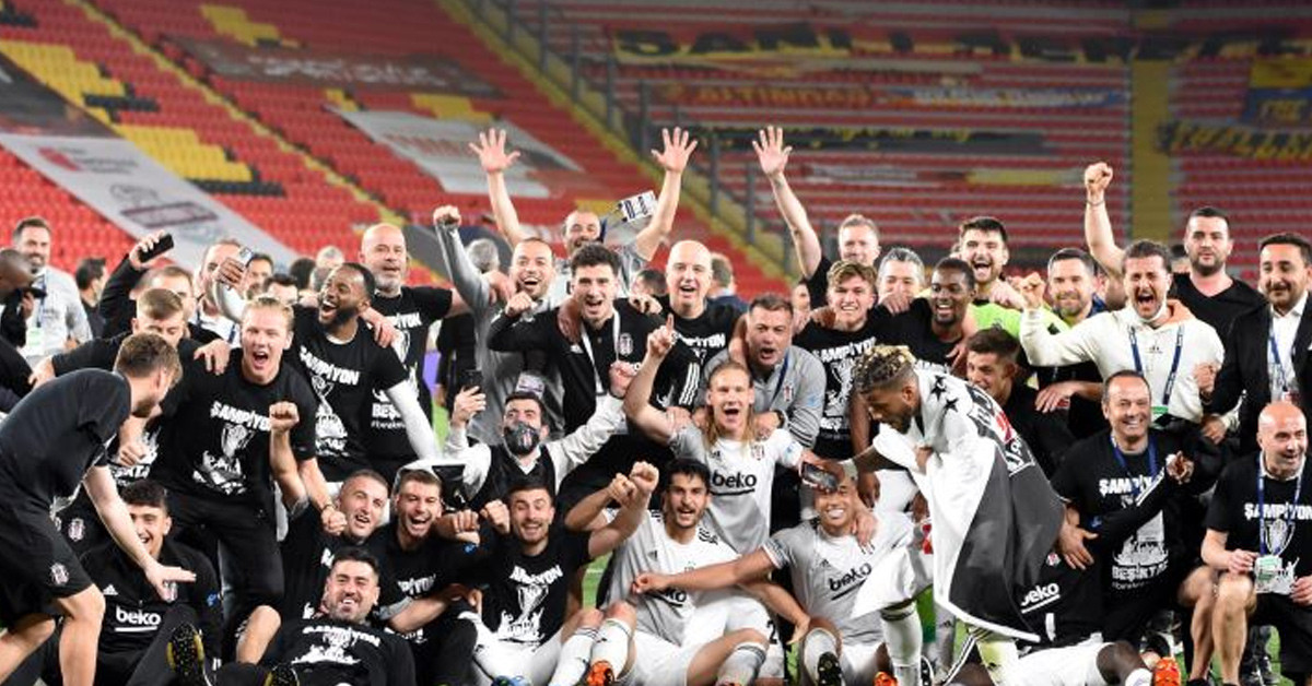 15 Mayıs 2021: Süper Lig’de 2020-2021 Sezonu Şampiyonu Beşiktaş Oldu