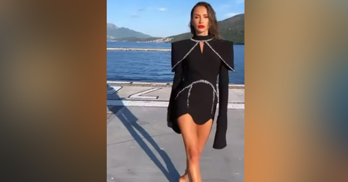 Elbisesi nefes kesti