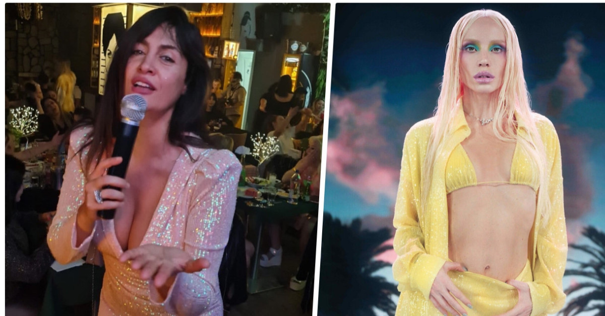 Gülşen'in göğüslerini hedef aldı