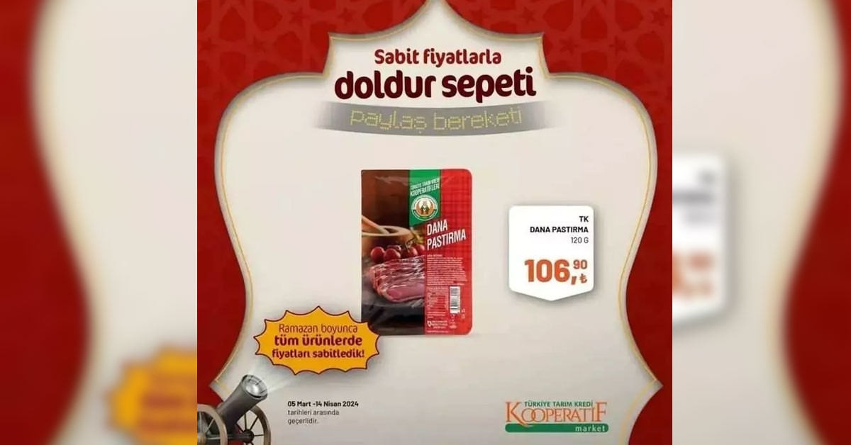 TK Dana Pastırma- 106,90 TL