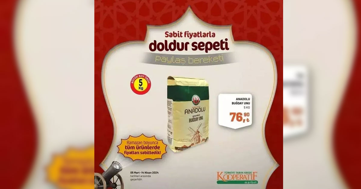 Anadolu Buğday Unu- 76,90 TL