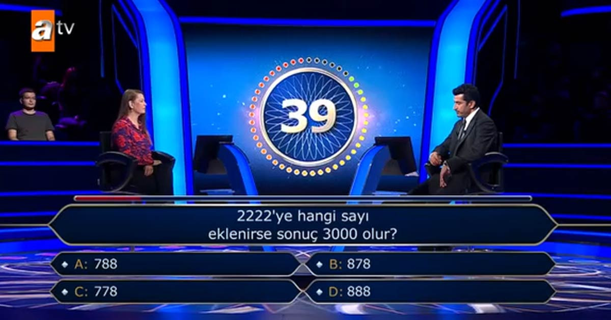 Matematik sorusu geldi