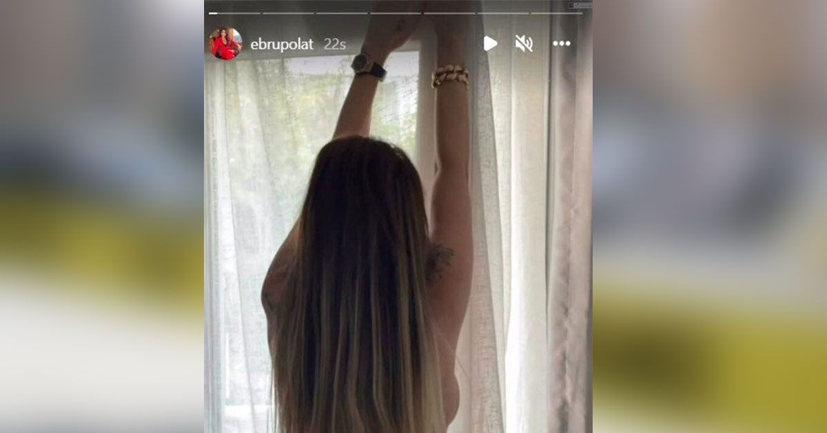 Üstsüz pozu ortalığı karıştırdı