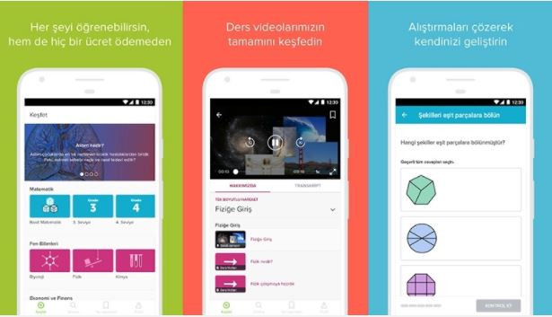 Khan Academy Herkese Eğitim Uygulaması 