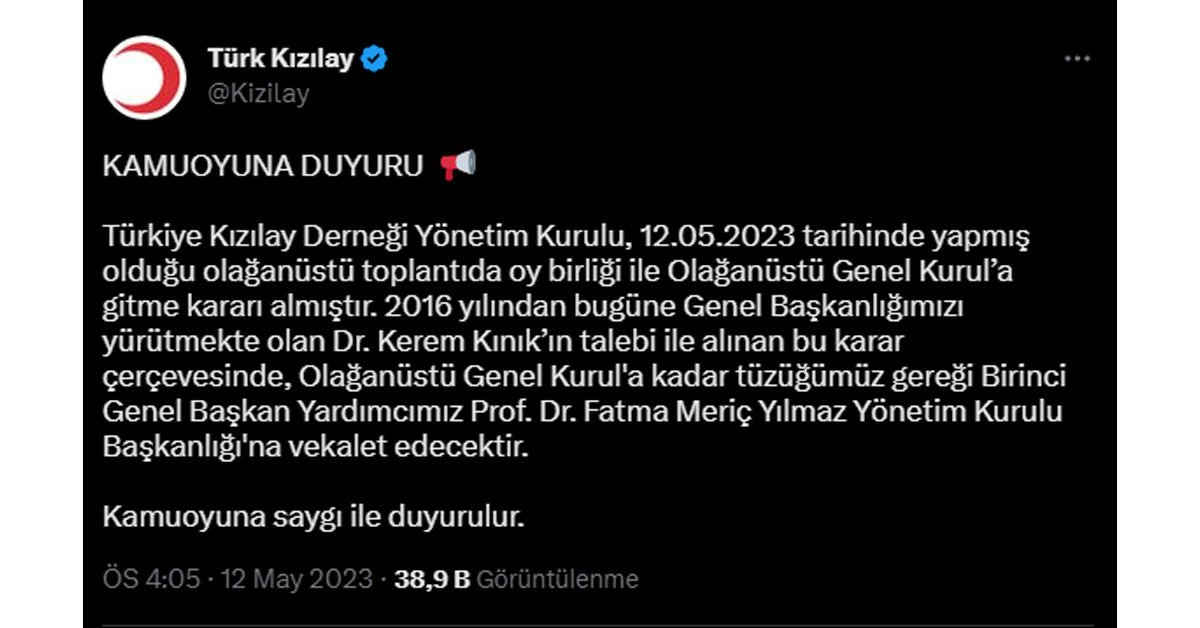 Kerem Kınık istifa etti