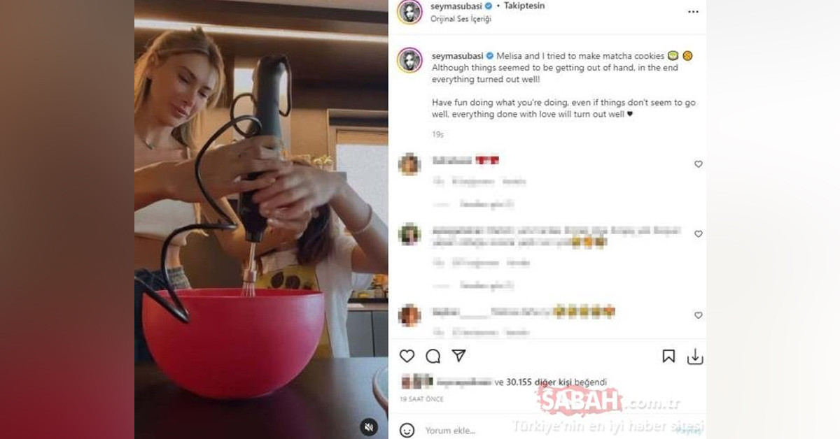 Kızını paylaştı