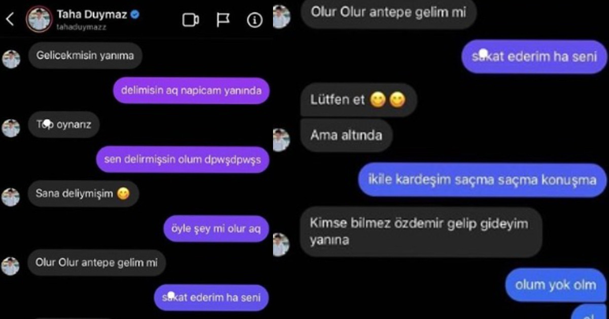 Erkek arkadaşıyla yazışmaları ifşa oldu
